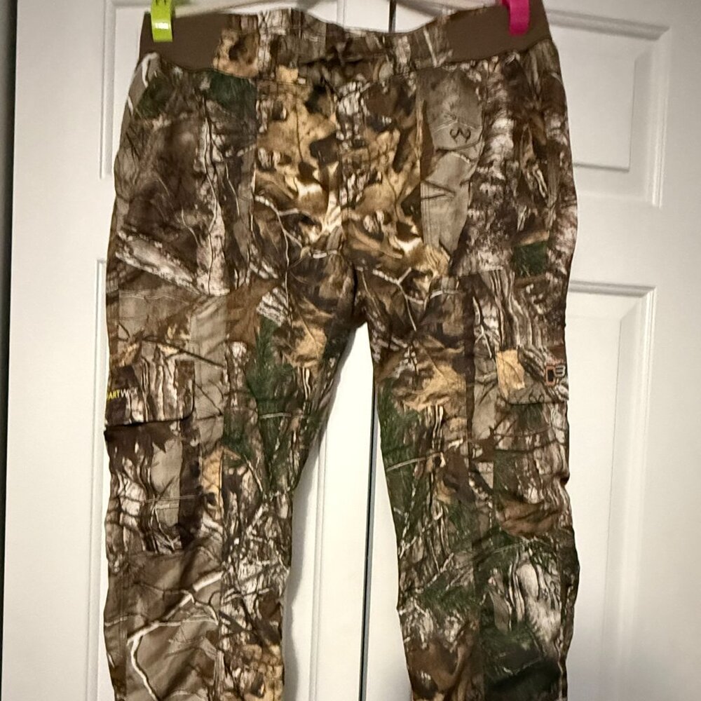 WOMEN'S FIELD AND STREAM SMARTWICK CAMO PANTS SIZE LG